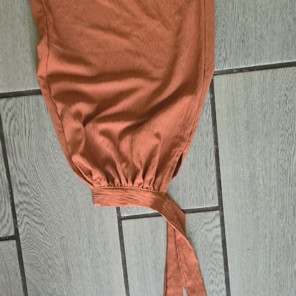 SHEIN Orange Jumpsuit with Relaxed Silhouette - Picture 5 of 7
